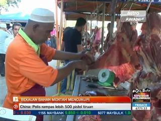 Bekalan bahan mentah mencukupi