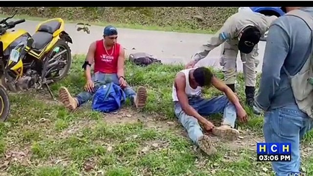 Accidente de tránsito en Santa Cruz de Yojoa deja a dos motociclistas lesionados