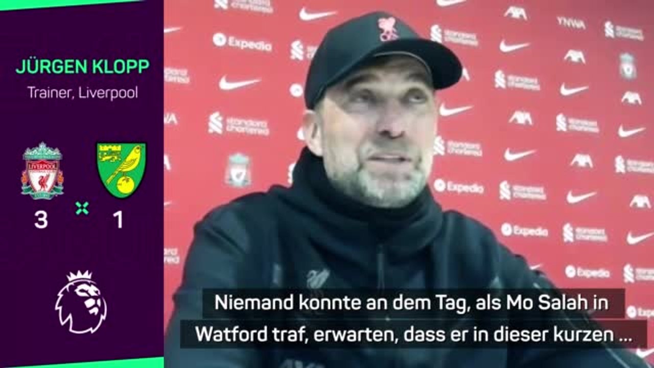 Klopp fasziniert von Salah-Rekord
