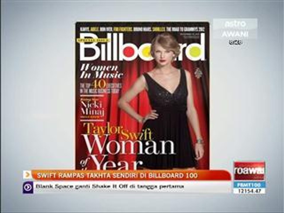 Swift rampas takhta sendiri di Billboard 100