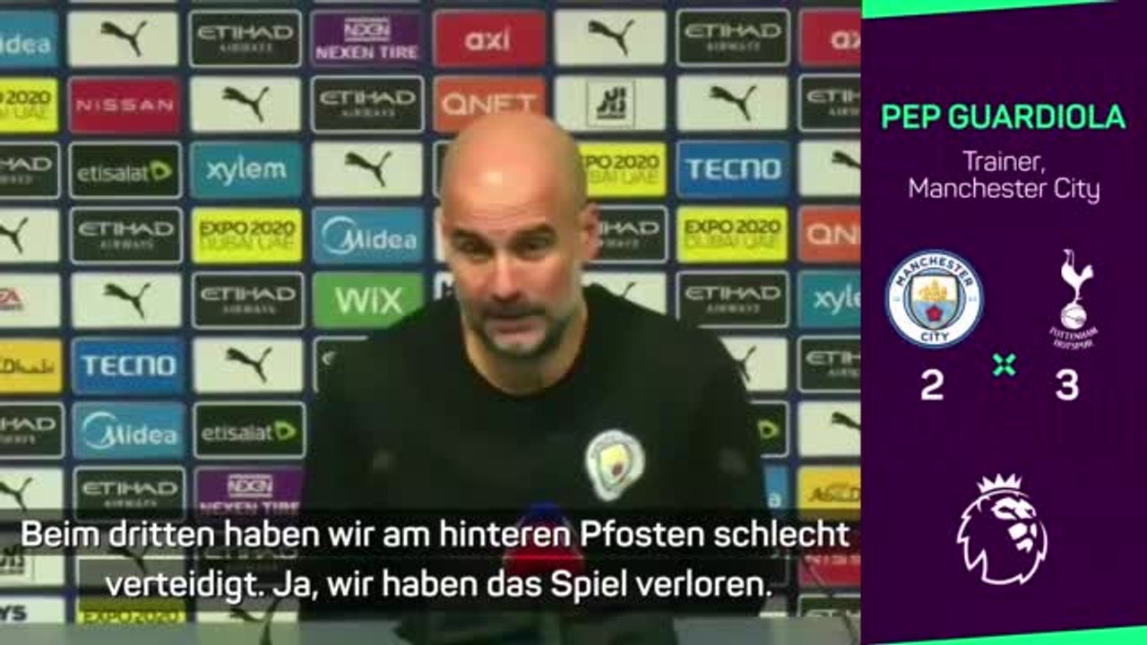 Guardiola nach Pleite: 'Eine andere Mannschaft'