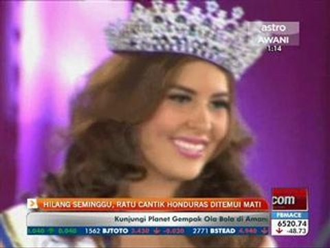 Hilang seminggu, ratu cantik Honduras ditemui mati