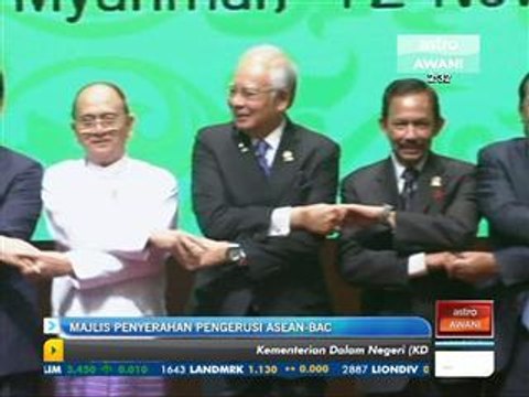 Majlis penyerahan pengerusi Asean-BAC