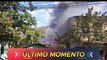 Voraz incendio consume una vivienda en el barrio Brisas de Celaque en Gracias, Lempira