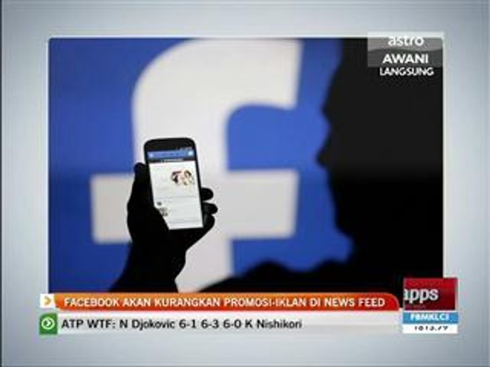 Facebook akan kurangkan promosi-iklan di News Feed