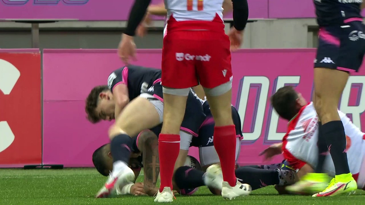 TOP 14 - Essai de Koinonia Halafungani LAUMAPE (SFP) - Stade Français Paris - Biarritz Olympique - J18 - Saison 2021/2022
