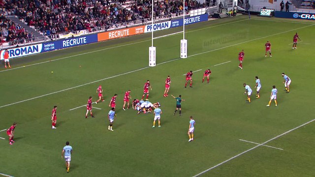TOP 14 - Essai de Bautista DELGUY (USAP) - RC Toulon - USA Perpignan - J18 - Saison 2021/2022