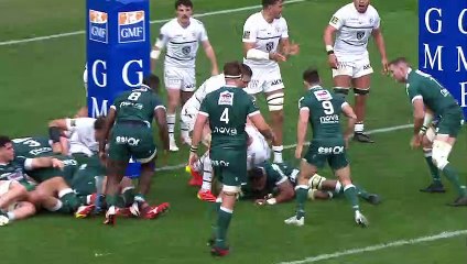 TOP 14 - Essai de Steven Barry CUMMINS (SP) - Section Paloise - Stade Toulousain - J18 - Saison 2021/2022