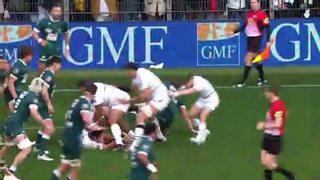 TOP 14 - Essai de Dimitri DELIBES 2 (ST) - Section Paloise - Stade Toulousain - J18 - Saison 2021:2022