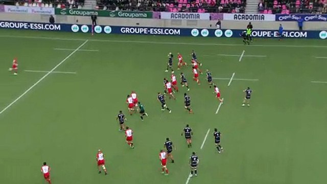 TOP 14 - Essai de Kylan HAMDAOUI (SFP) - Stade Français Paris - Biarritz Olympique - J18 - Saison 2021/2022