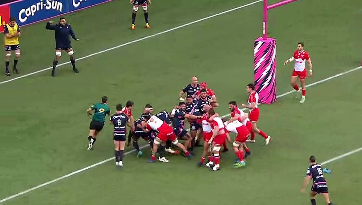 TOP 14 - Essai de Essai de pénalité (SFP) - Stade Français Paris - Biarritz Olympique - J18 - Saison 2021/2022