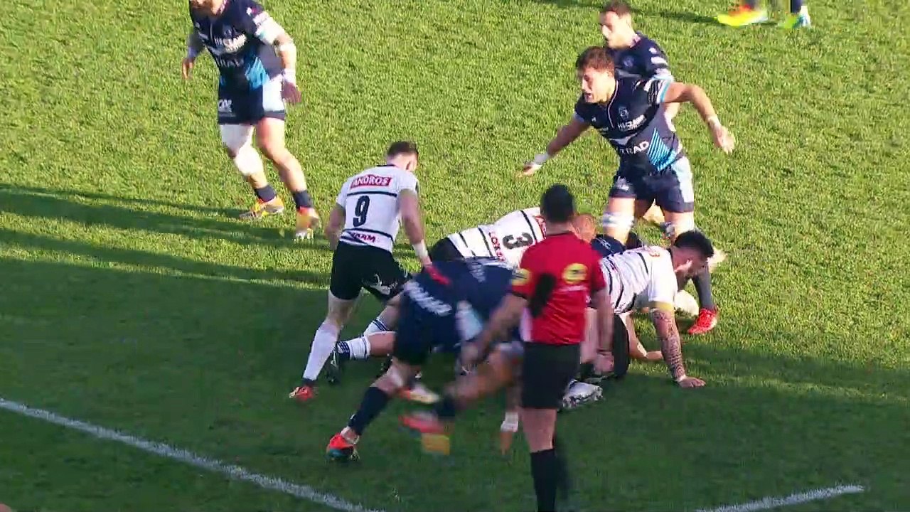 TOP 14 - Essai de Saïd HIRECHE (CAB) - CA Brive - Montpellier Hérault Rugby - J18 - Saison 2021/2022