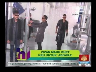 Zizan mahu duet KRU untuk 'Adiwira'