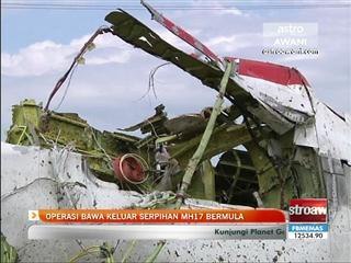 Operasi bawa keluar serpihan MH17 bermula