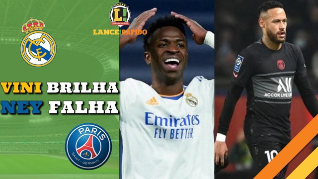 LANCE! Rápido: PSG derrotado com Neymar titular, Vini Jr volta a marcar pelo Real e muito mais!