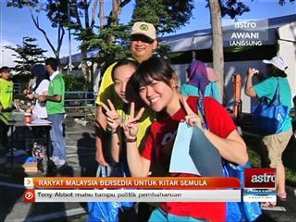 Rakyat Malaysia bersedia untuk kitar semula