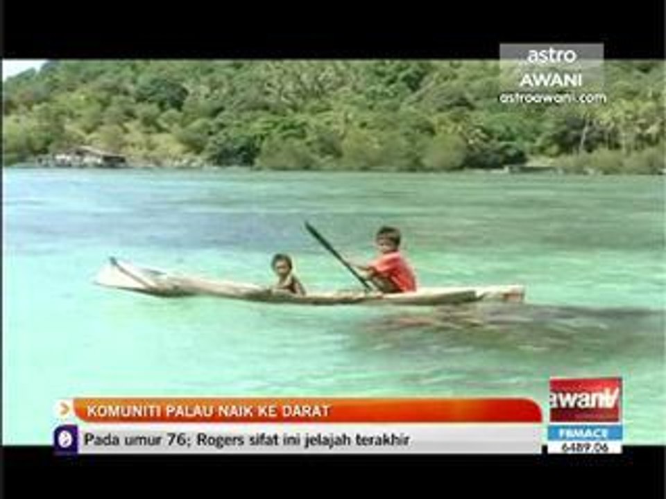 Komuniti Palau naik ke darat