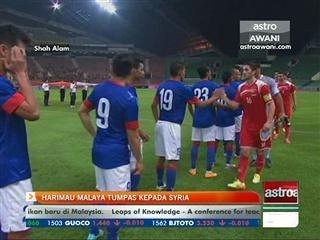 harimau Malaya tumpas kepada Syria