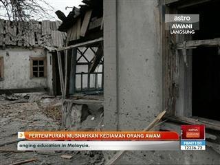 Pertempuran musnahkan kediaman orang awam