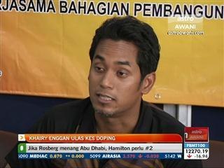 KJ enggan ulas kes doping LCW