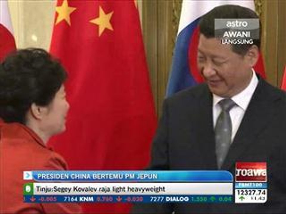 Presiden China bertemu PM Jepun
