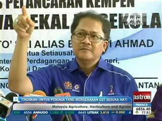 Tindakan untuk peniaga yang mengenakan GST sesuka hati