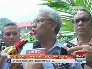 2 juta penerima BR1M diminta buka akaun bank segera