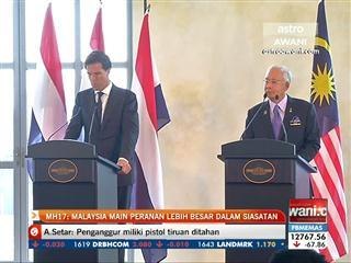 Malaysia main peranan lebih besar dalam siasatan MH17