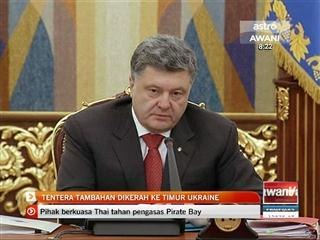 Tentera tambahan dikerah ke timur Ukraine