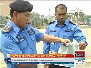 TLDM temui bangkai kapal tunda karam di perairan Kuantan