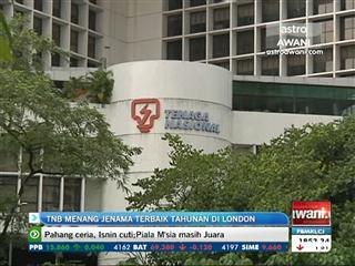 TNB menang Anugerah Jenama Terbaik di London