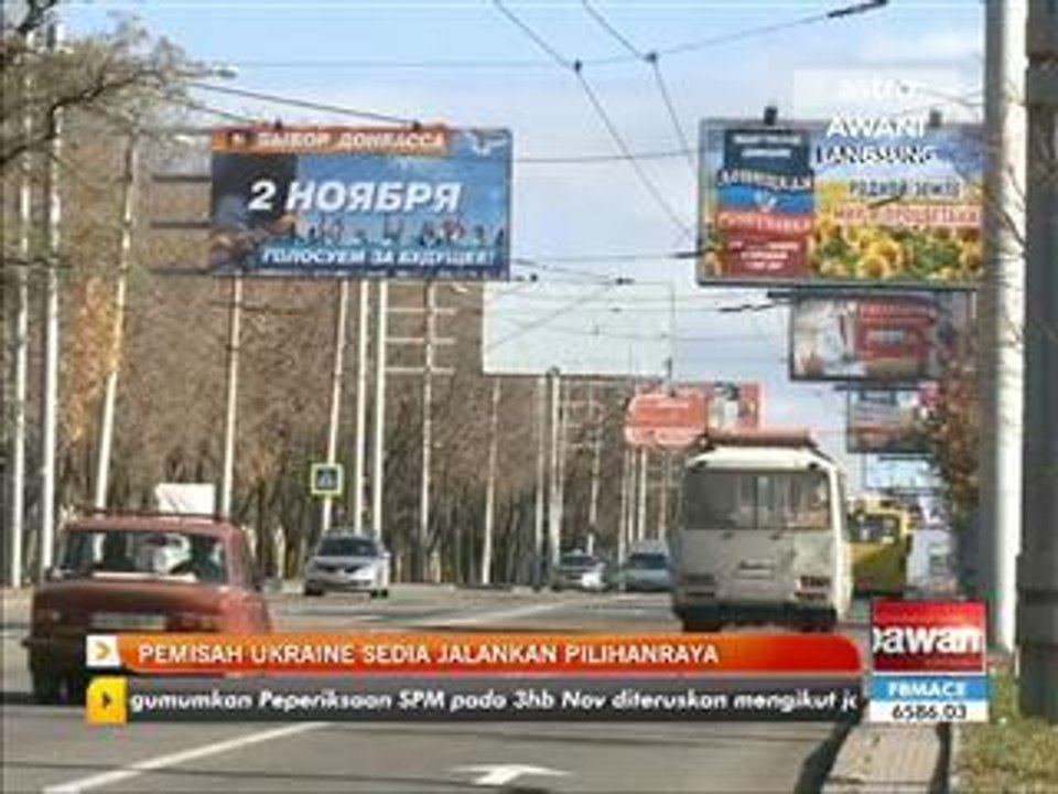 Pemisah Ukraine sedia jalankan pilihanraya