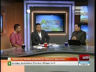 Resolusi sidang kemuncak penulis Malaysia