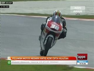 Pelumba Moto3 negara Hafiq Azmi cipta kejutan