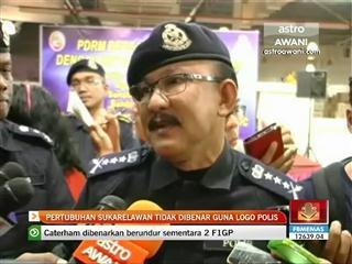 Pertubuhan sukarelawan tidak dibenar guna logo polis