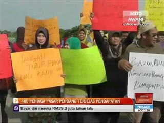 400 peniaga Pasar Pendang terjejas pendapatan