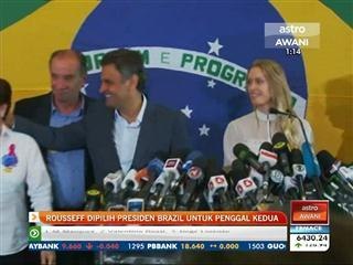 Rousseff dipilih presiden Brazil untuk penggal kedua