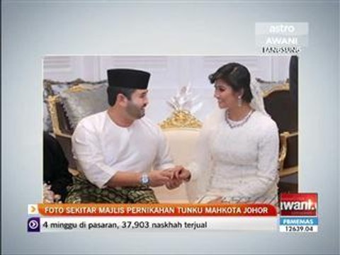 Foto sekitar majlis pernikahan Tunku Mahkota Johor