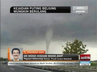 Kejadian puting beliung mungkin berulang