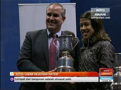 Skuasy Terbuka Amerika: Nicol lakar kejayaan hatrik