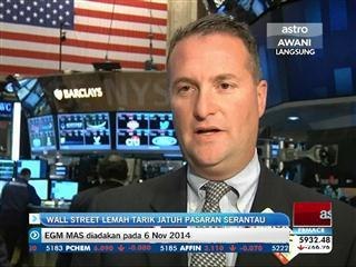 Wall Sreet lemah tarik jatuh pasaran serantau