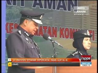 14 individu ditahan dipercayai ingin sertai IS