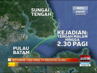 Bot karam: 3 lemas, 10 dikhuatiri hilang