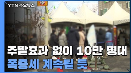 주말효과 없이 사흘째 10만 명대...폭증세 계속될 듯 / YTN