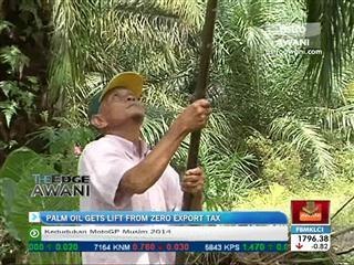 Palm oil gets lift from zero export tax