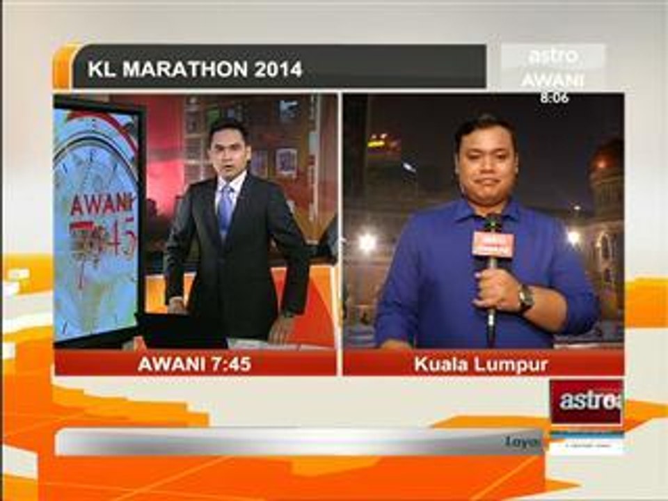 Menjelang Larian KL Marathon 2014