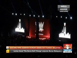 Bintang WWE gembira dengan sambutan peminat Malaysia