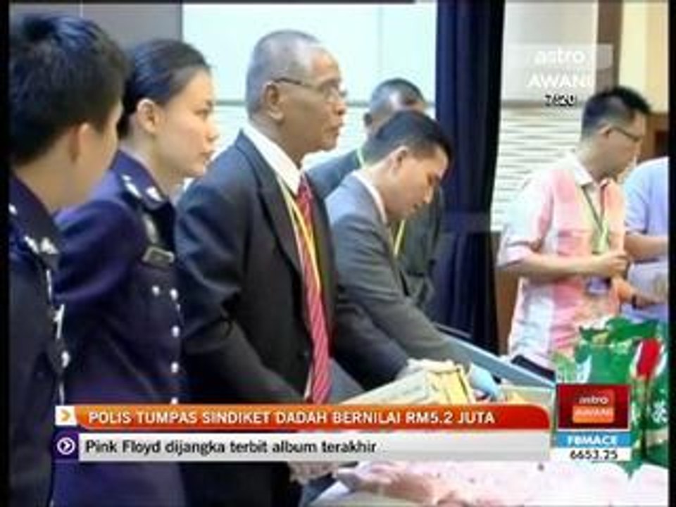 Polis tumpaskan sindiket dadah bernilai RM5.2 juta