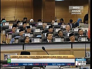 Lebih 300 ribu tidak perlu bayar cukai bagi 2015