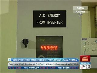 Industri elektrik dan elektronik penyumbang utama negara